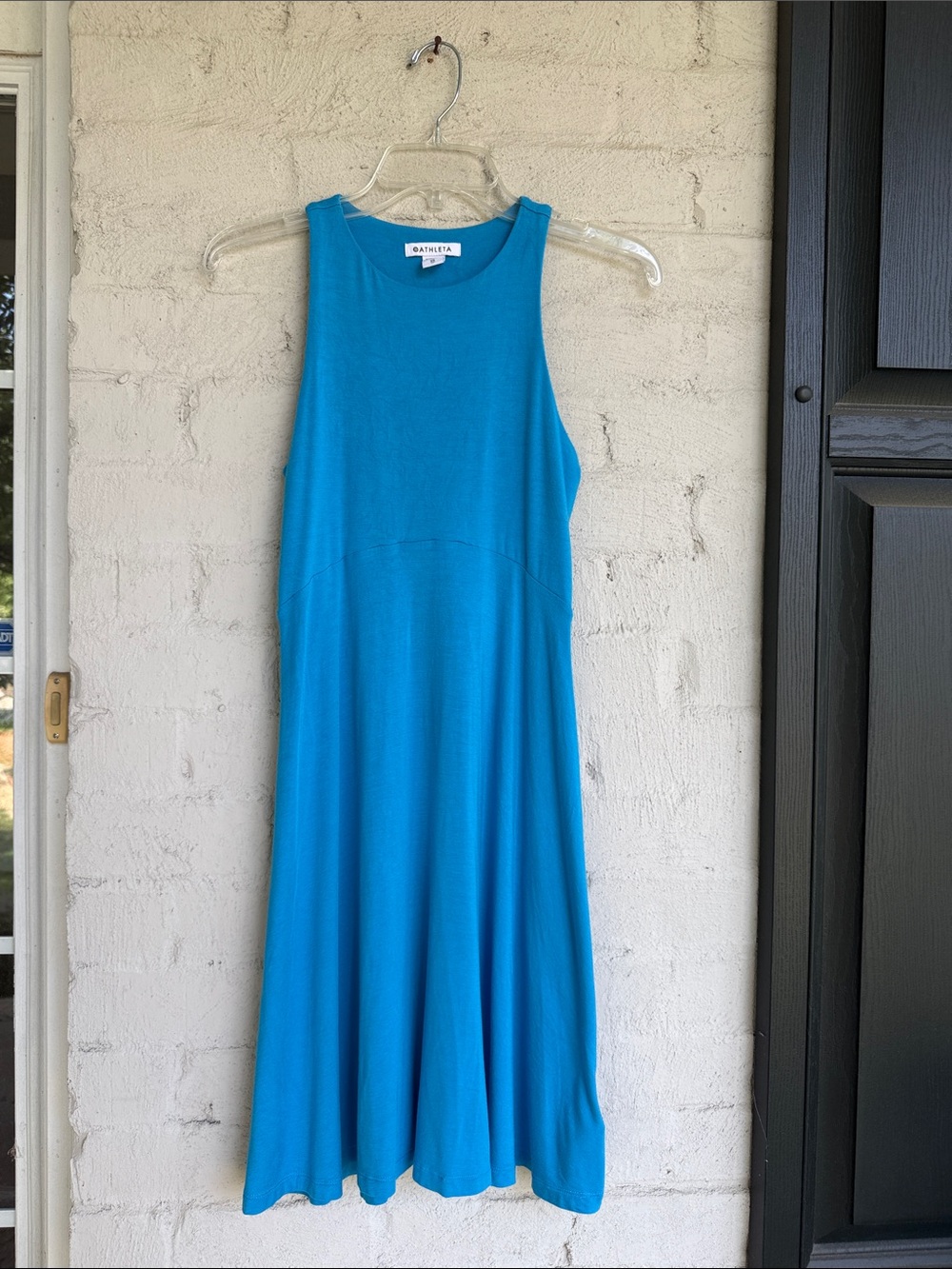 Athleta Santorini Thera Dress In Aqua/Sky Blue Size XS - Picture 5 of 11
